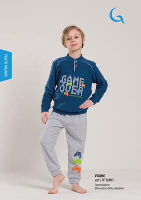 PIGIAMA BAMBINO M/L V20080 Ingrosso Pigiami 0/16 Anni Tellini S.r.l.